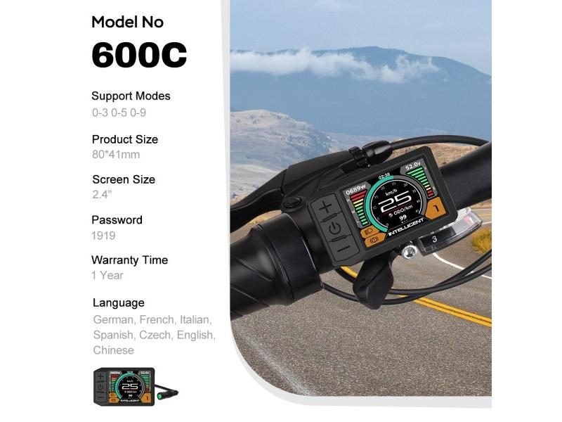 LCD Color Display Instrument For 36V 48V Bafang Motors P860C 860C P850C 600C Carousel 1