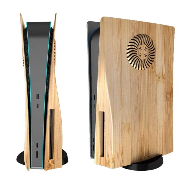 Ps5 Wood Faceplate with Cooling Vents Carousel 2