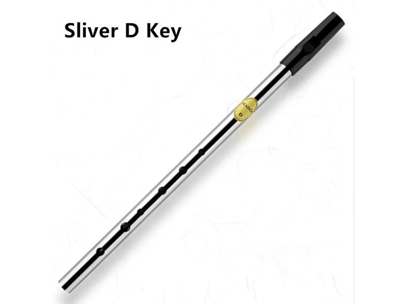 Irish Whistle Flute C/D Key Ireland Feadog Flute Brass Tin Pennywhistle Metal Carousel 1