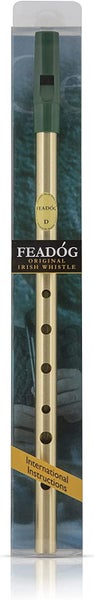 Feadog - Original Brass Irish Whistle "D" - Packaged Carousel 1