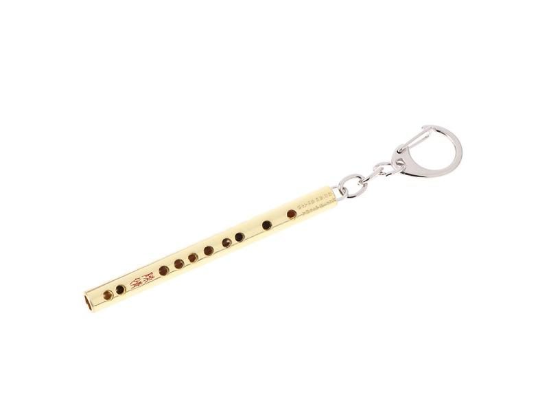 1PCS Mini Musical Instrument Pocket Keychain Cosplay Flute Keyring Key Chain Carousel 1