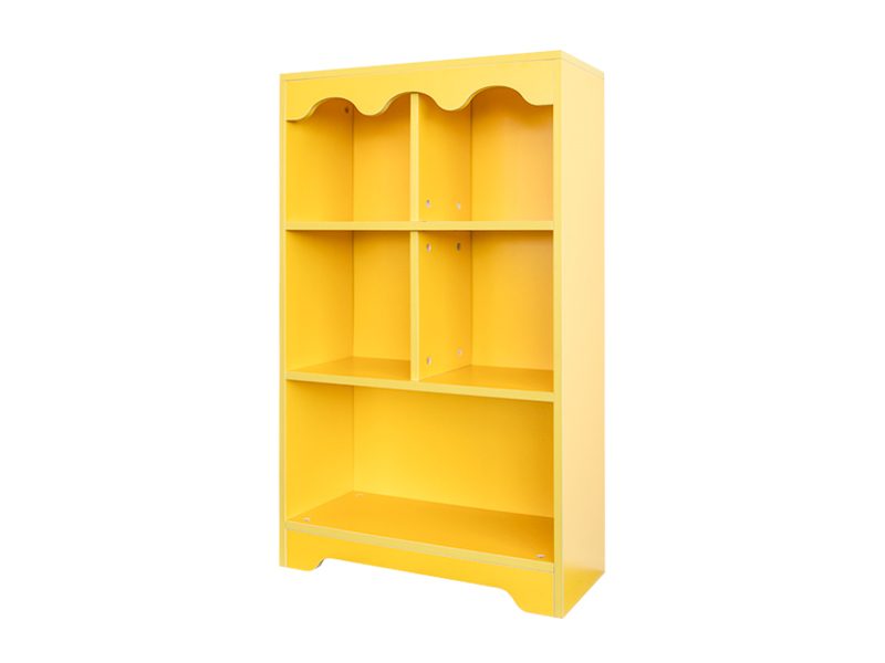 Kids Bookshelf Bookcase Storage Unit - Yellow Carousel 2