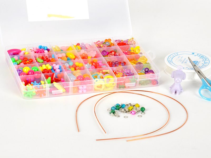 Beads Kit Box Multicolored Bead Sizes628632234658591110