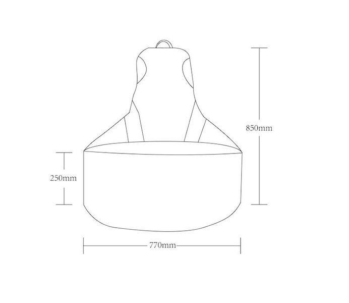 Gaming Bean Bag Blue Medium size Carousel 2