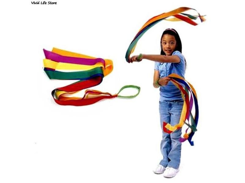 Sport Art Gymnastic Dance Rainbow Ribbons Rhythmic Gymnastics Exercises Carousel 1