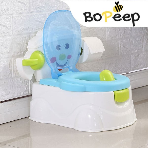 Goslash Picks Kids Potty Trainer Seat Safety Blue Carousel 8