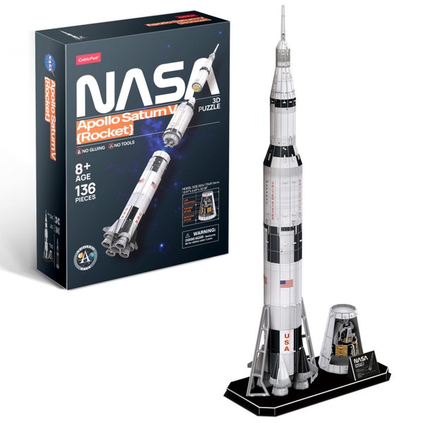 Cubic Fun: 3D NASA - Apollo Saturn V Rocket Carousel 1