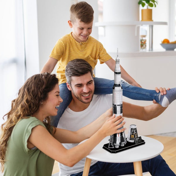 Cubic Fun: 3D NASA - Apollo Saturn V Rocket Carousel 3