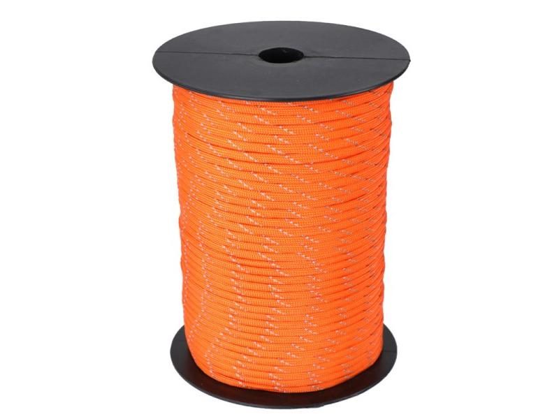 50/100m Multifunctional 7 Core Reflective 550 Paracord Rope 4 Mm Camping Carousel 1