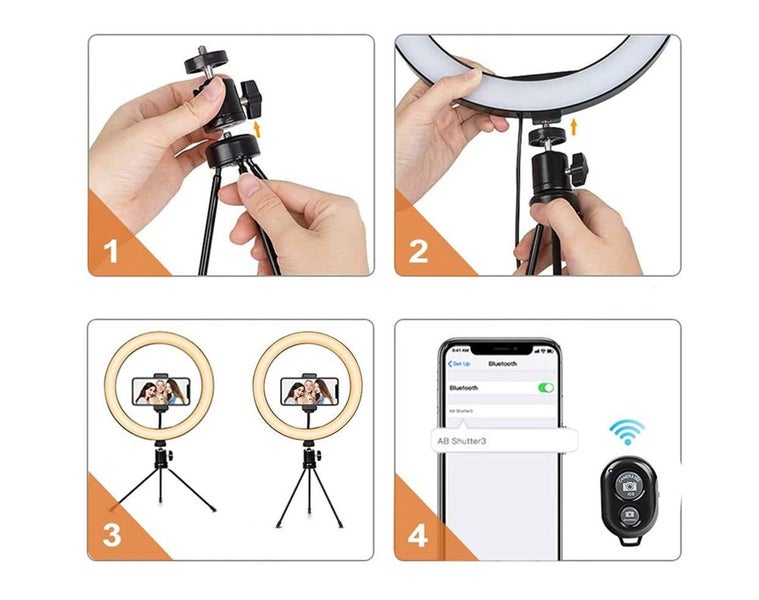 Selfie Ring Light Kit NZ Clearance Carousel 10