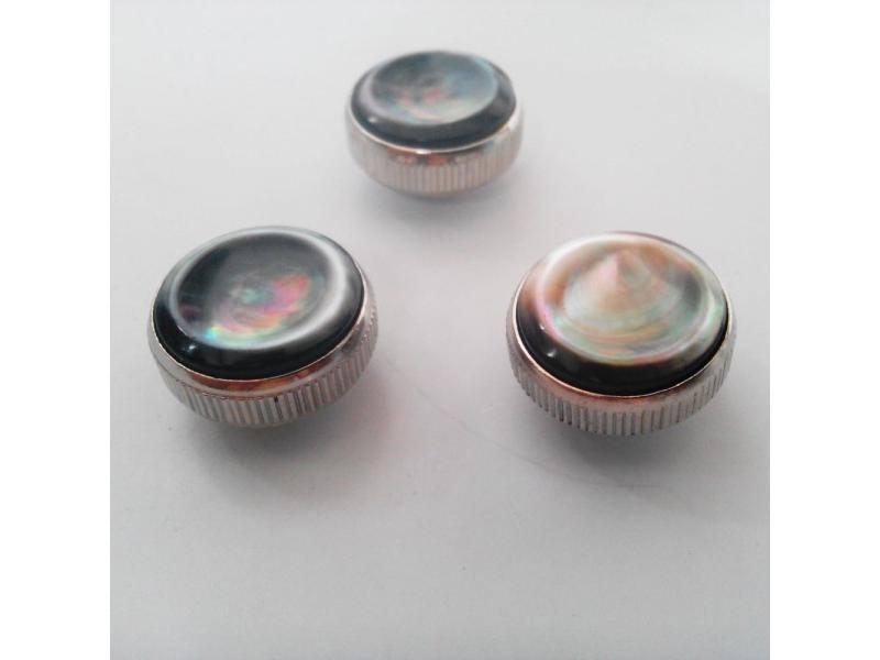 3 Pcs Trumpet Finger Buttons For Repairing Parts With Buttons Pearl Carousel 1