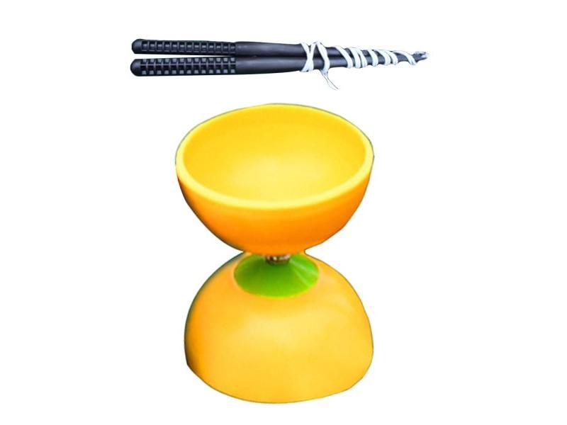 Funny Chinese YOYO 3 Bearing Diabolo Set With Metal Sticks Bag For All Ages Carousel 1