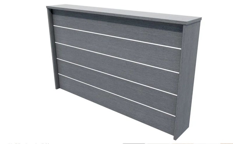 Flute Reception Front to Suit Desk 1762W x 300D x 1125H Carousel 1