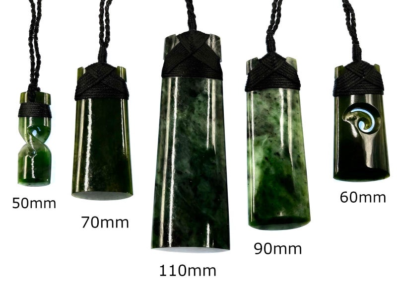 Lashed Greenstone Nephrite Jade Maori Toki Carousel 2