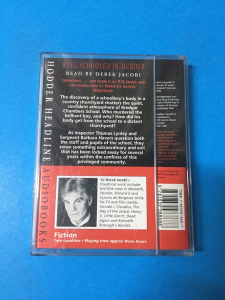 Elizabeth George: Well-Schooled In Murder (AudioBook Cassette) Carousel 2