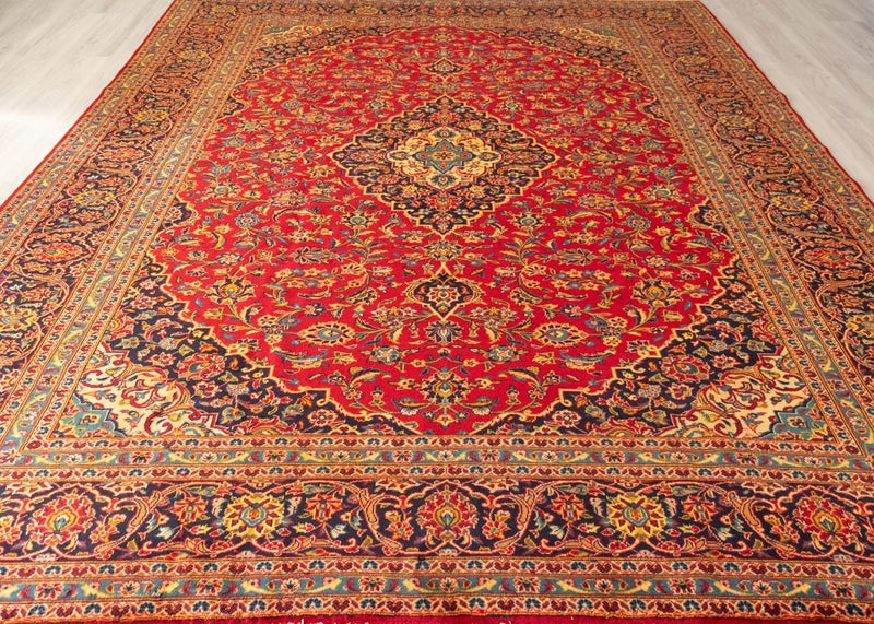 Vintage Ardakan Hand-Knotted Wool Persian Rug (Size: 300 X 385 CM) Carousel 1