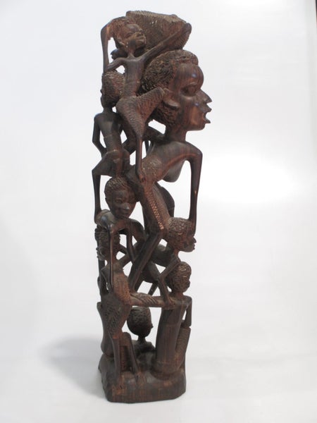 Makonde Hand Made Ebony Sculpture Carousel 2