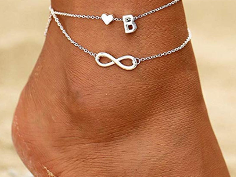 Infinity Initial Charm Anklet Carousel 2