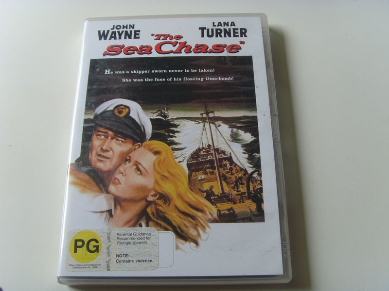 John Wayne Lana Turner The Sea Chase with Special Features62960724606467110
