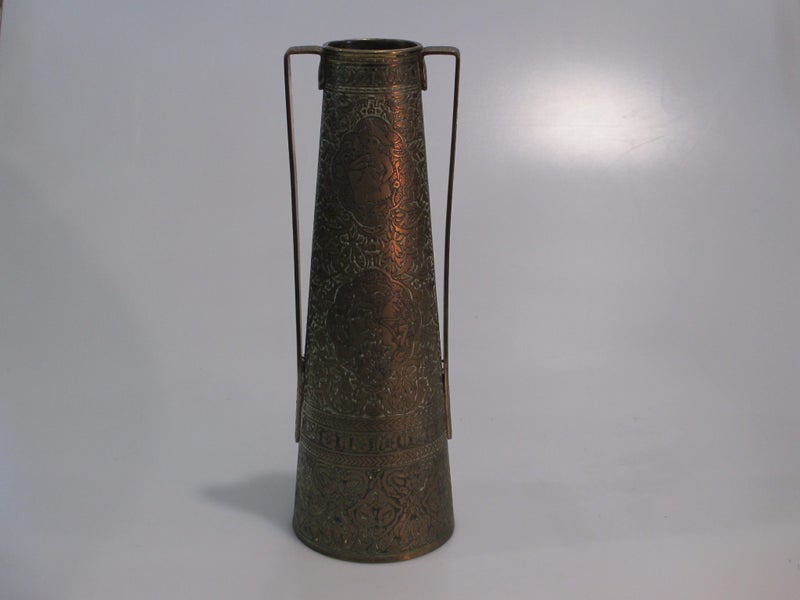 Kinko Brass Art Noveau Vase Carousel 1