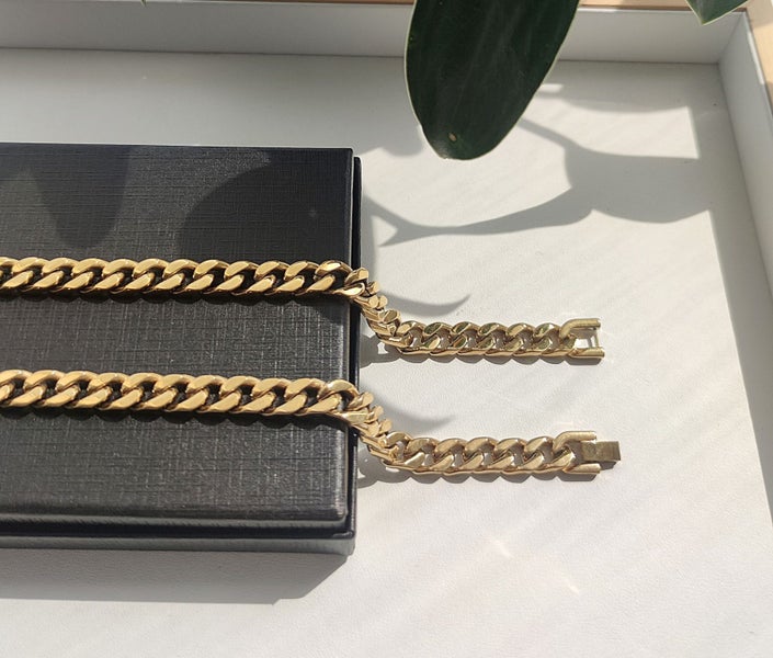 (18K Gold Filled) Link Chain Steel Necklace NST23TY-162989793774722112