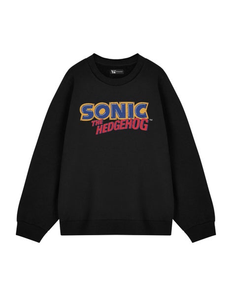 Sonic the Hedgehog Black Sweatshirt (Mens) Carousel 1