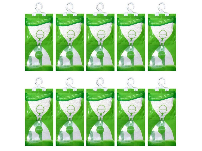 10Pcs Dehumidifier Bag Moisture Absorber Hanging Wardrobe Drying Anti-mold Agent Carousel 2