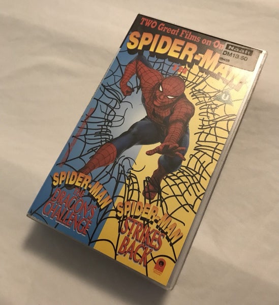 Spider-Man The Dragons Challenge & Spider Man Strikes Back - VHS (1993) Rare! Carousel 2