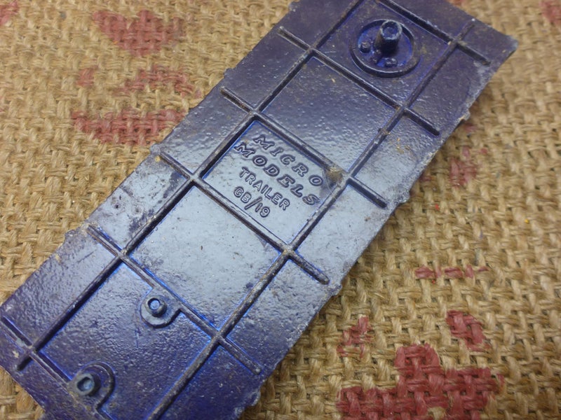 Old NZ Toy Micro Models Model Vehicle GB/19 Heavy Duty Trailer Die Cast Carousel 3