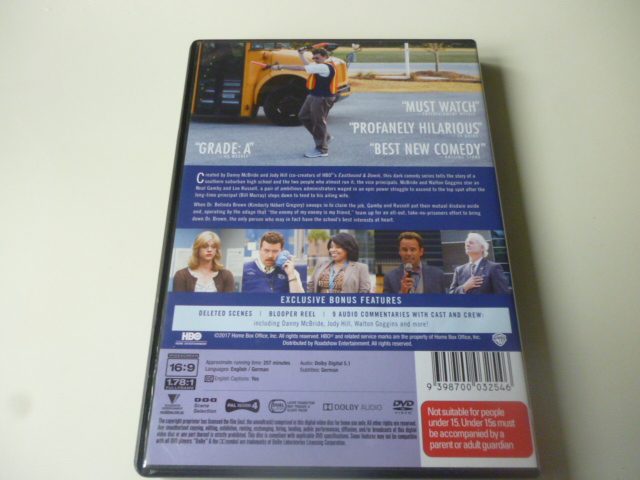 Vice Principals - The Complete First Season 2 disc 257 mins region 462958563004675111