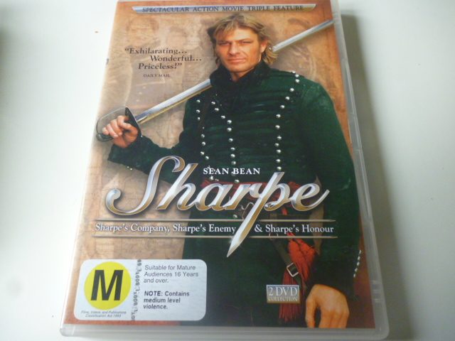 Sharpe DVDs x 6 11 Discs Challenge, Gold, Battle, Sword, Rifles, Enemy, etc62960460741378114