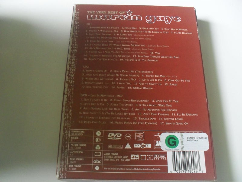The Very Best Of Marvin Gaye 2 CD & DVD Set62960724612609111