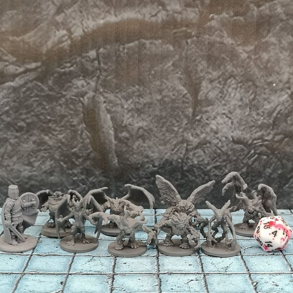 Imp Quasit Set of 8 Monster Miniatures Dungeons and Dragons Dice4Dungeons Schlos Carousel 2