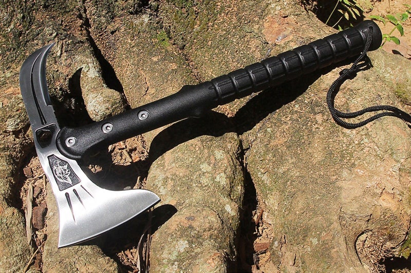 15" Tactical Survival Hawk Tomahawk W Sheath Throwing Axe Emergency Hatchet Tool Carousel 2