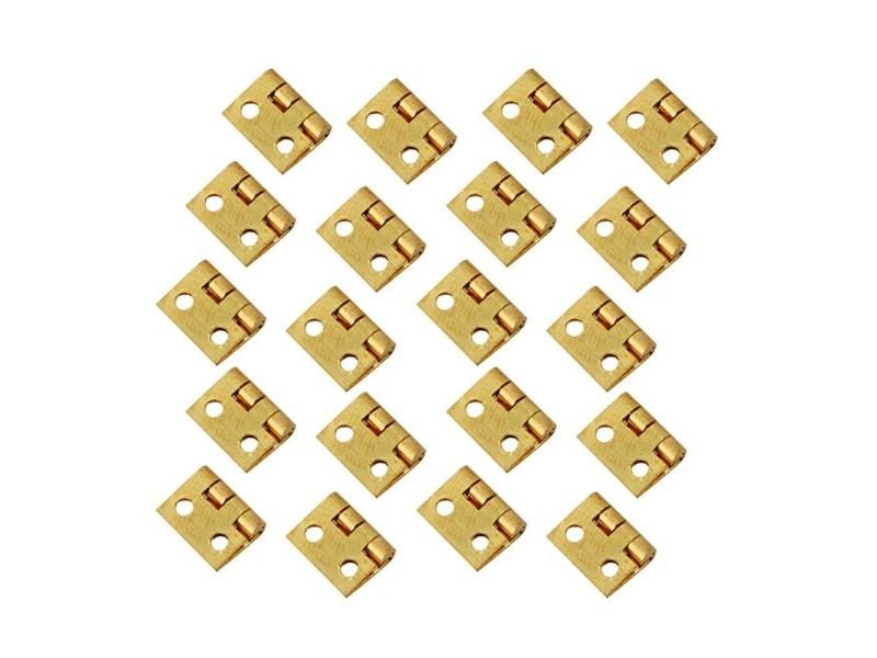 Promotion Tiny 20pcs Mini Small Metal Hinge Small Wooden Gift Box Exquisite Carousel 1