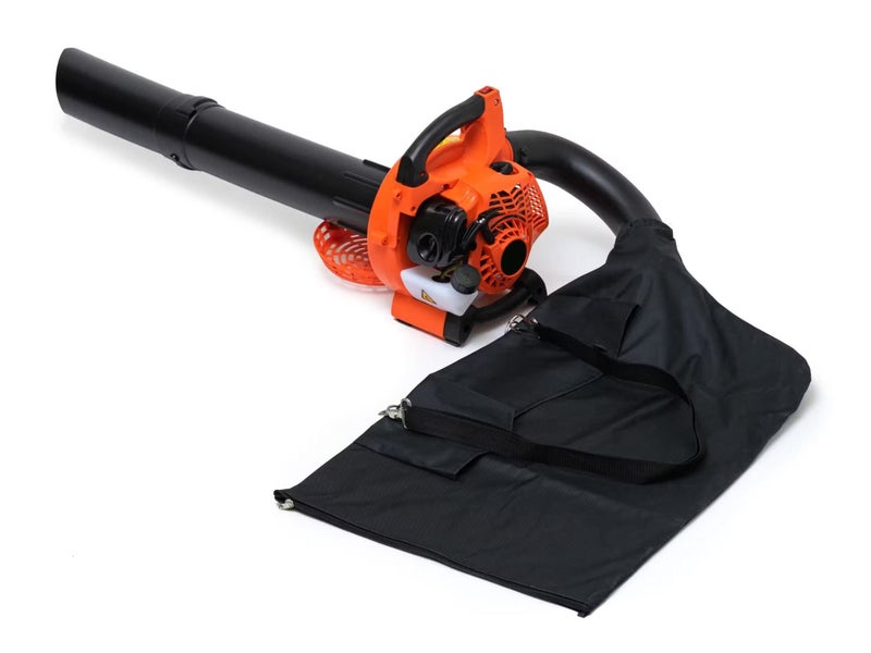 Petrol 25.4cc Leaf Blower & Vacuum Gasoline 2 Stroke EBV260 2 in 1 Garden Blower Carousel 2