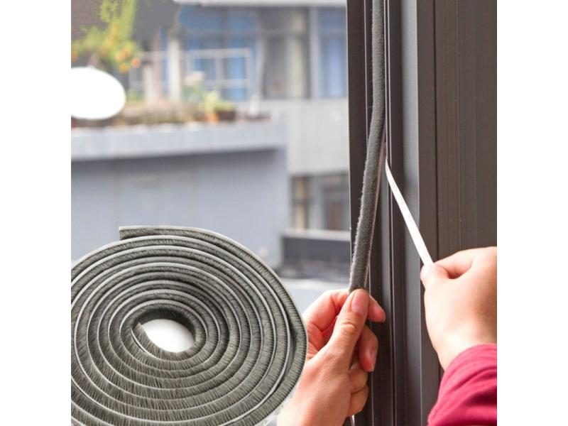 Flexible 3 M Self Adhesive Window Sealing Tape DIY Cut Dustproof Soundproofed Carousel 1