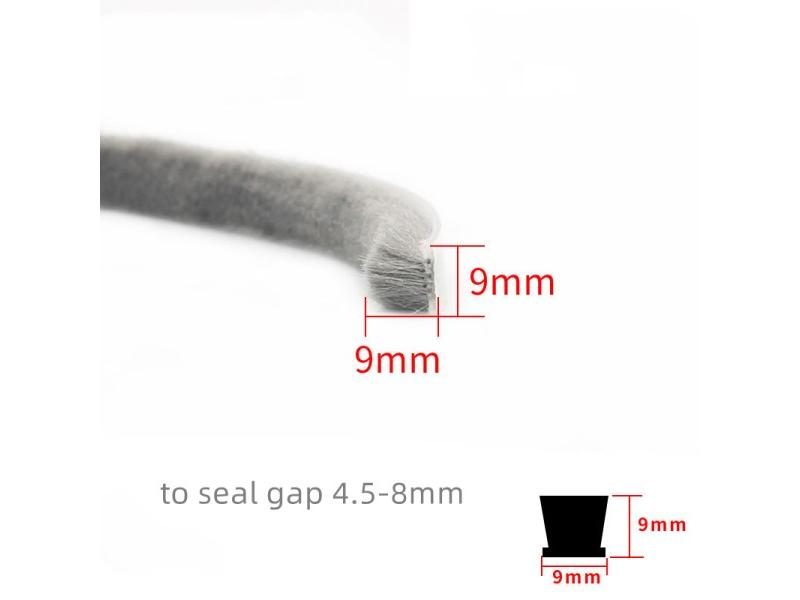 Self-adhesive Sealing Strip Felt Draught Excluder Wool Pile Seals Weatherstrip Carousel 1