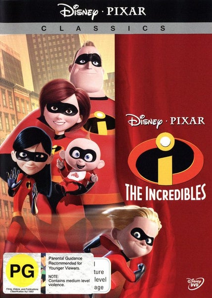 THE INCREDIBLES [DISNEY] (DVD) Carousel 1