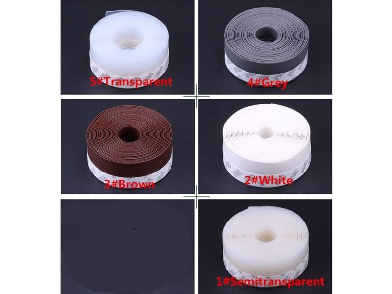 35mm 5m 5 Colors Sliding Sash Door Window Weatherstripping Tape Carousel 2