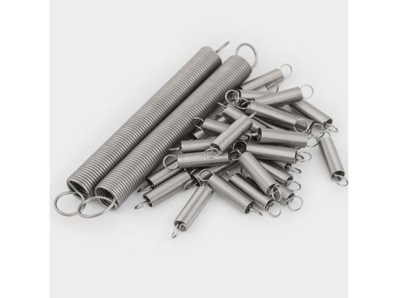 10Pcs 304 Stainless Steel Tensile Spring Dual Hook Small Tension Spring Carousel 1