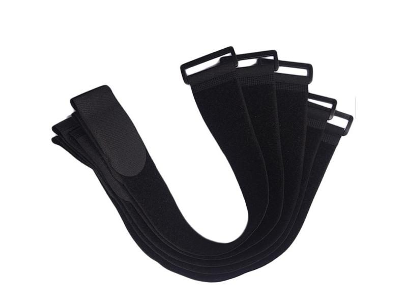 5Pcsx 5cm*40/60/80/100cm Magic Cable Ties Separable Reverse Nylon Ribbon Carousel 1