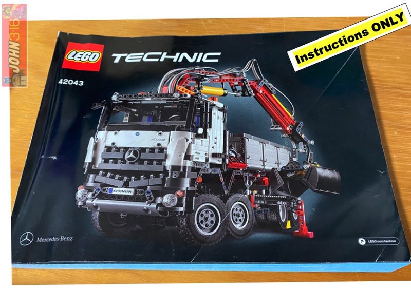 ** LEGO INSTRUCTIONS ** FOR TECHNIC SET 42043 MERCEDES BENZ AROCS 3245 HUGE BOOK Carousel 1