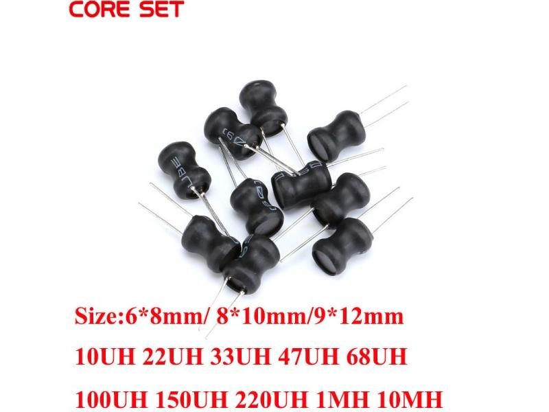 10pcs/Lot I-shape Power Inductor 6*8 8*10 9*12mm 10uh 33uh 47uh 68uh 100uh Carousel 1