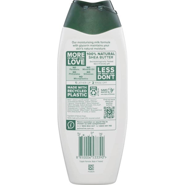 Palmolive Naturals Body Wash Shea Butter Moisturising Milk Bottle 500mL Carousel 2