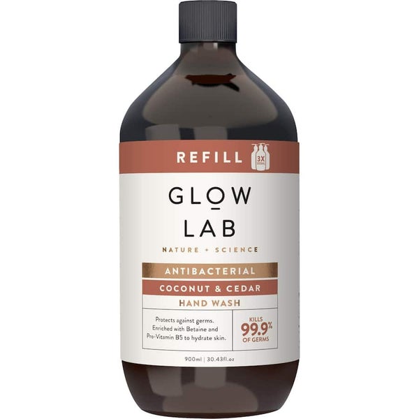 Glow Lab Hand Wash Refill Coconut Cedar 900mL Carousel 1