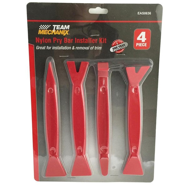 Team Mechanix 4Pc Nylon Pry Bar Installer Kit Carousel 1
