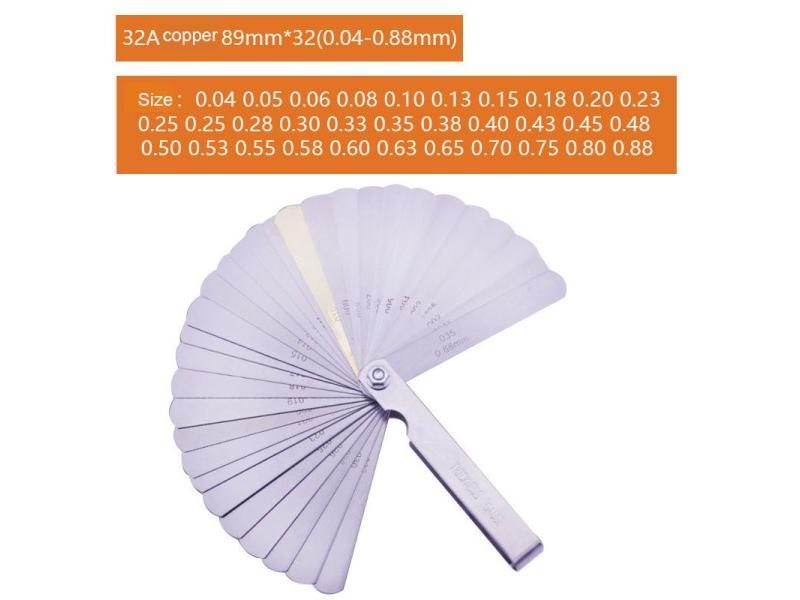 High Precision Feeler 0.02-1.0mm Feeler Gauge Piece Gap Gauge Thickness Gauge Carousel 1