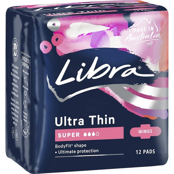 Libra Ultra Thin Pads Super With Wings Carousel 1