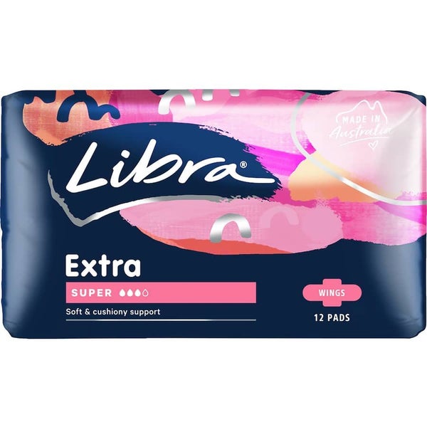 Libra Extra Pads Super With Wings 12pack Carousel 2